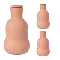 3XOLLAS - Hellbraun, Keramik (9/16/9cm) - Relaxdays