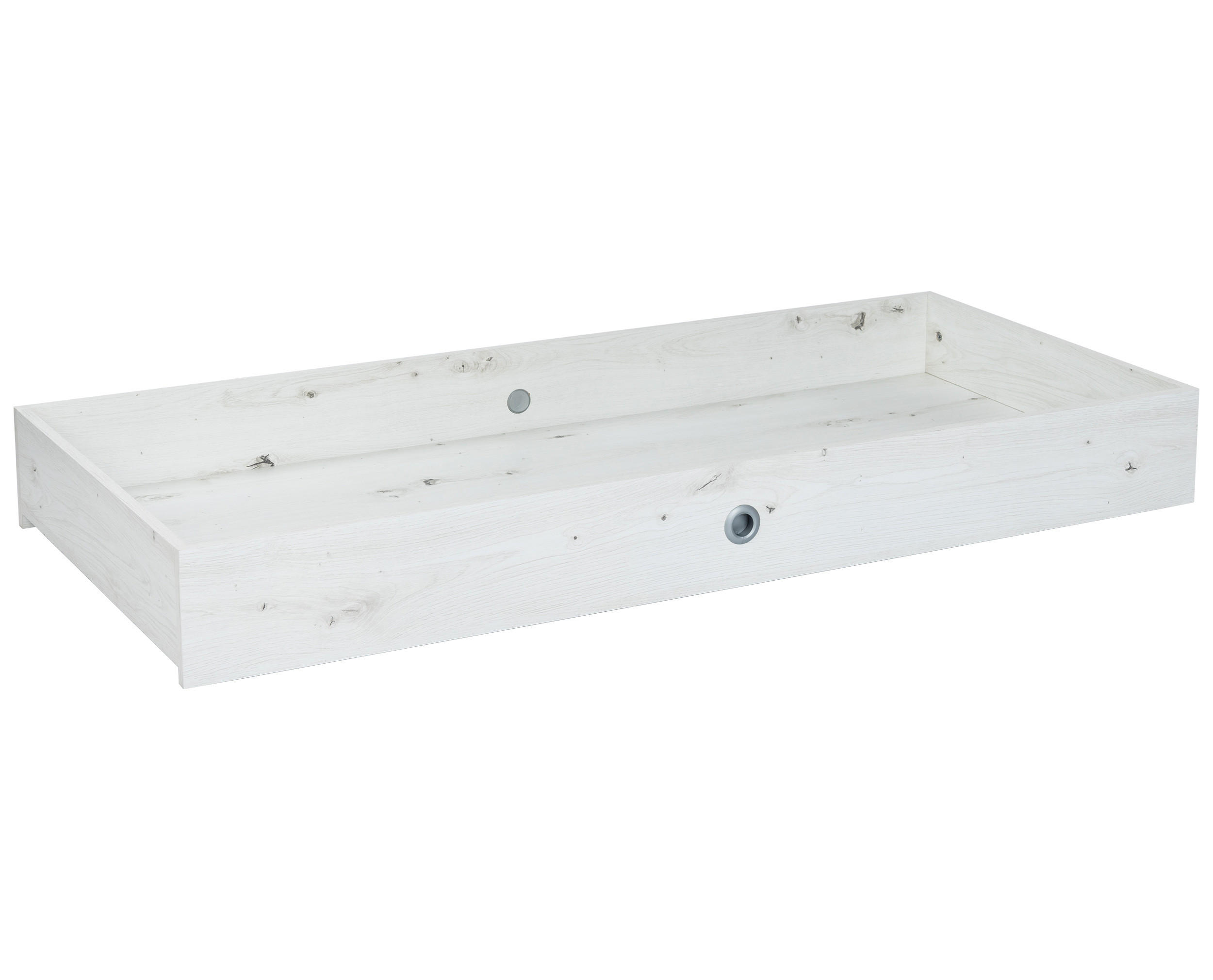 BETTSCHUBKASTEN Lavea White Oak - Weiß, Holzwerkstoff (137/16/63cm) - arthur berndt