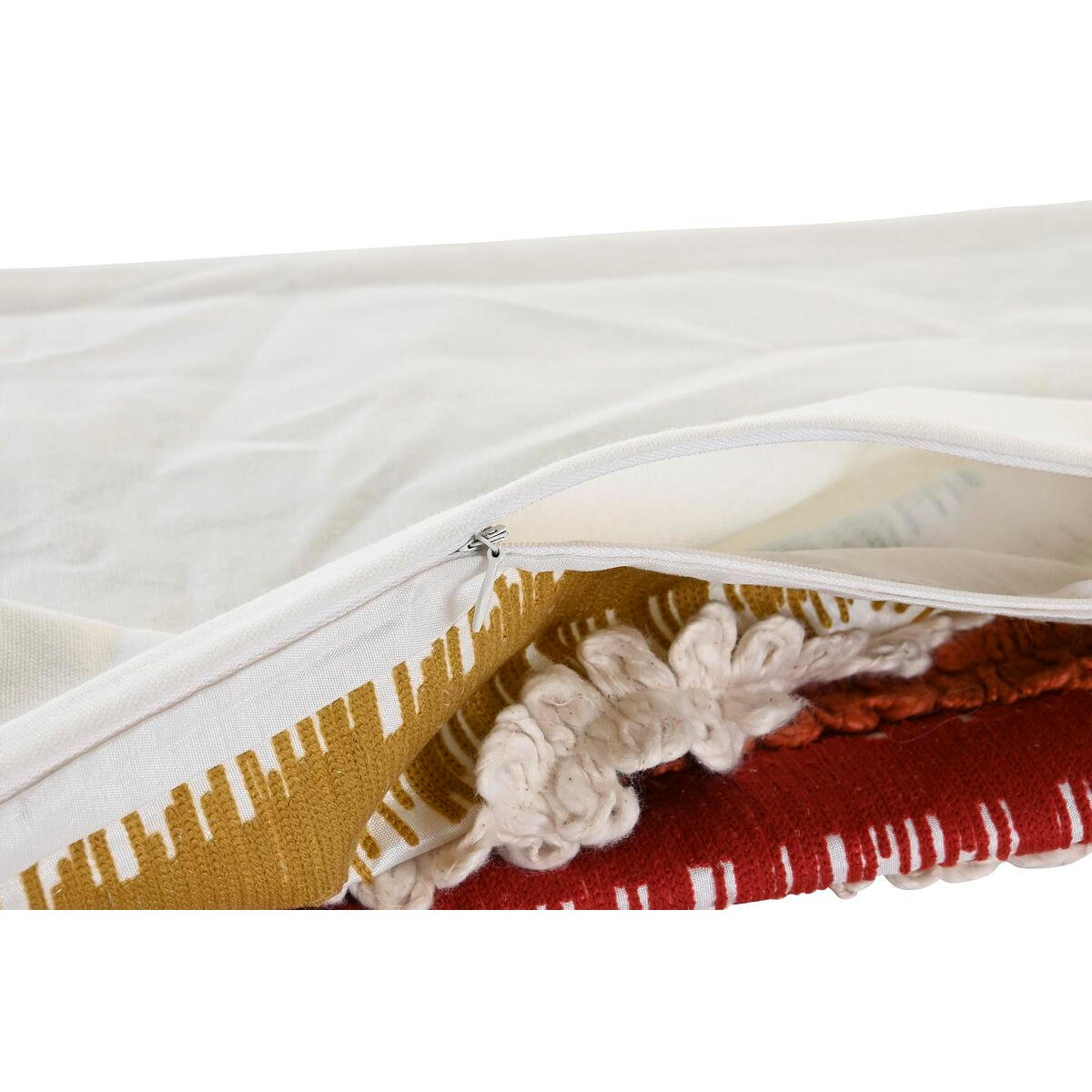 KISSENBEZUG Streifen Bunt (50 x 1 x 50 cm) - Multicolor, Textil (50/50cm) - DKD Home Decor