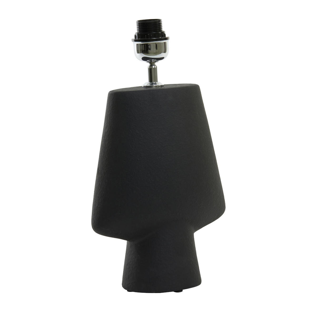 LAMPENFUSS CIARA 40 x 23 cm, schwarz, Keramik - Schwarz, Keramik (36/23/40cm) - Light & Living