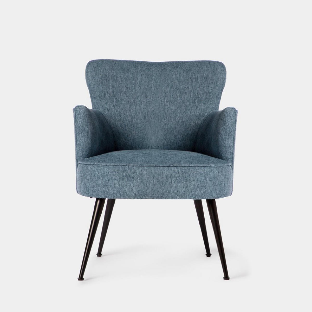 EINZELSESSEL Megan Blau 67 cm x 83 cm - Blau, Textil (67/83/65cm)