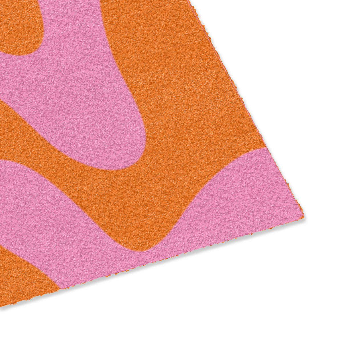 ROHOŽKA Vzor - Ružová - Oranžová - Abstraktné - Moderné 90x60 cm - pink, plast (90/60cm) - MuchoWow