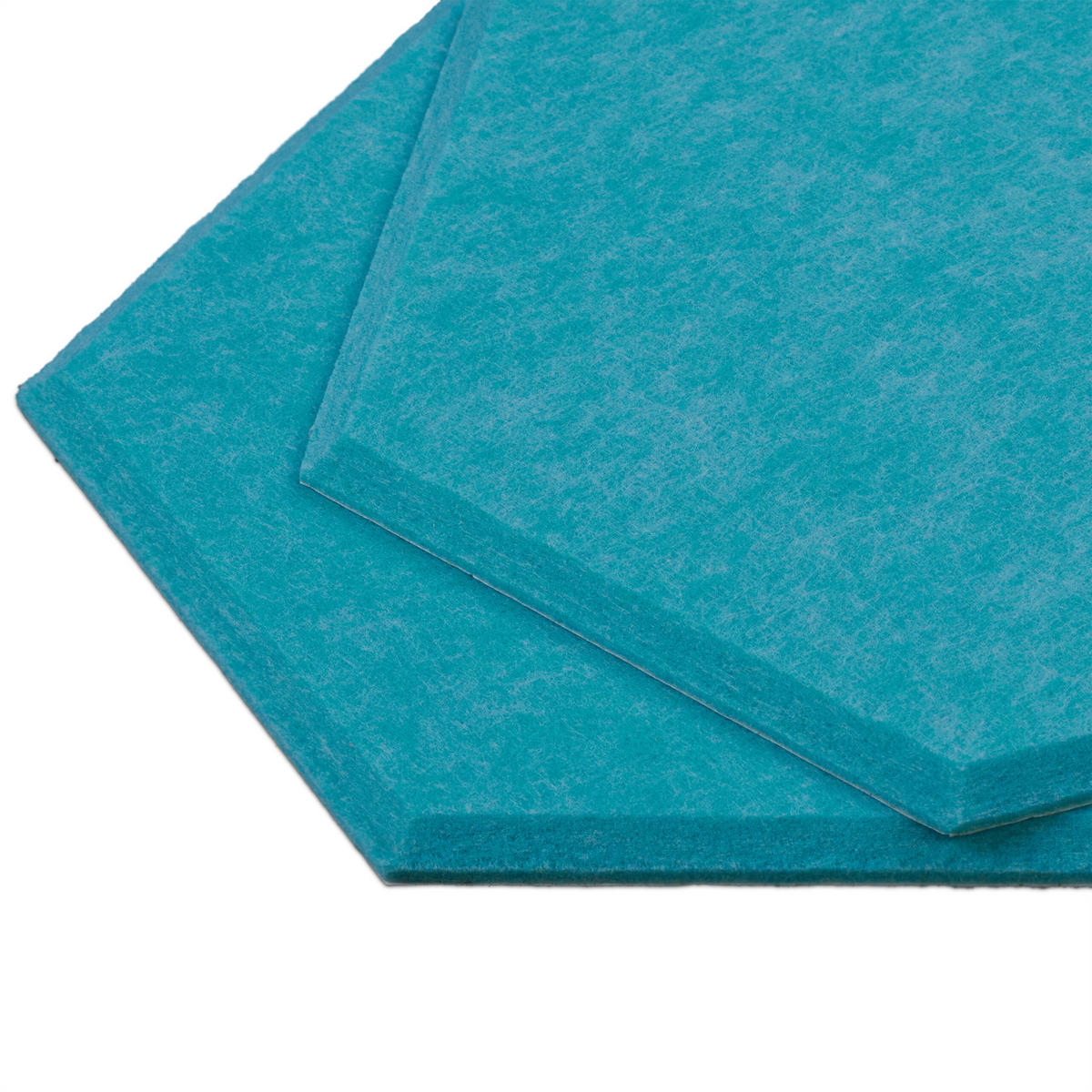 6xFILZPINNWAND - Hellblau, Textil (30/26/0.9cm) - Relaxdays