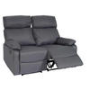 2ER-KINOSESSEL Grau - Grau, Textil (134/105/170cm) - MCW