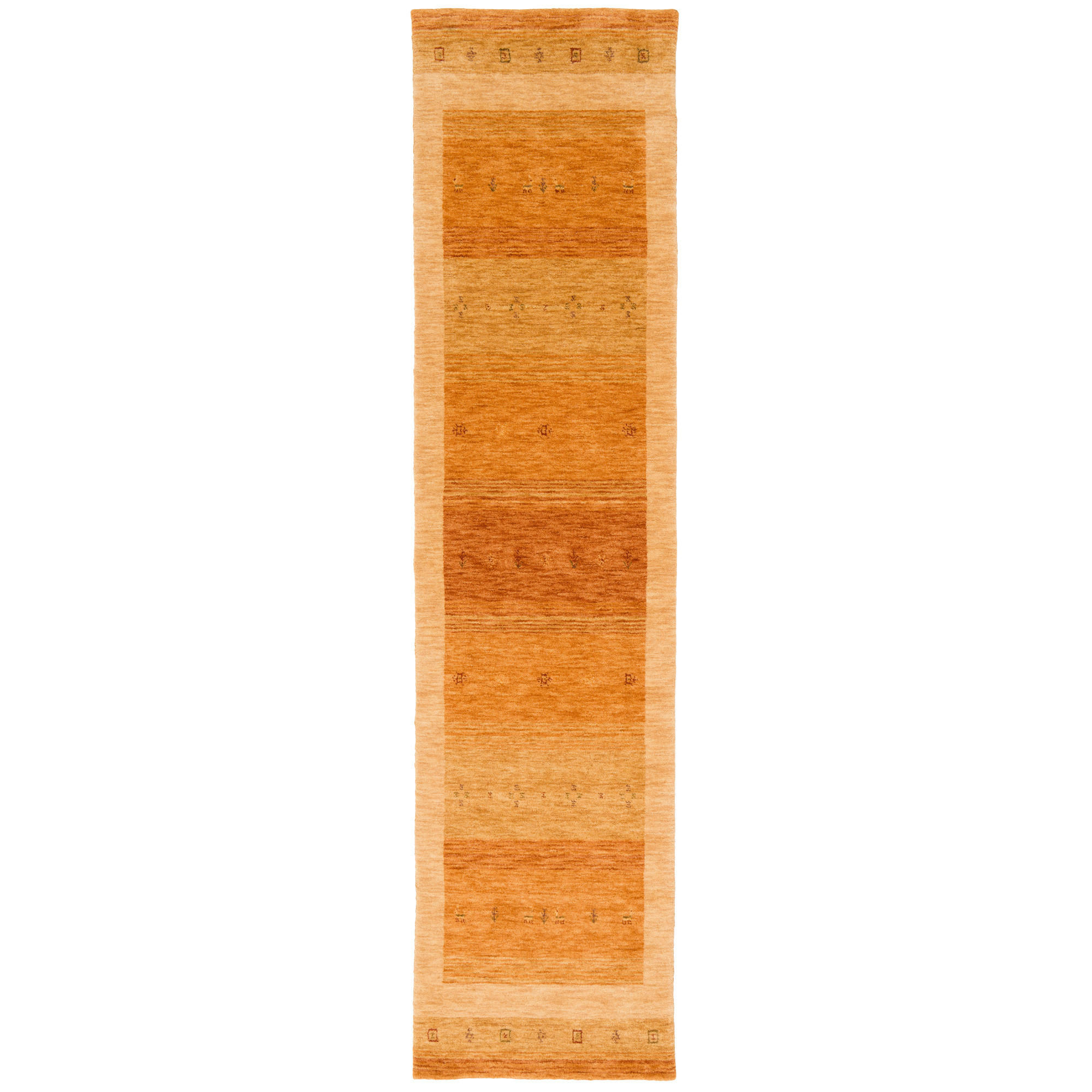 NATUR WOLLE TEPPICH GABBEH ESTA LÄUFER - Beige, Textil (70/140cm) - Pergamon