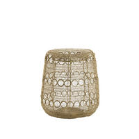 WINDLICHT Salos - Gold - 23/23/25 cm - Goldfarben, Metall (23/25/23cm) - Light & Living