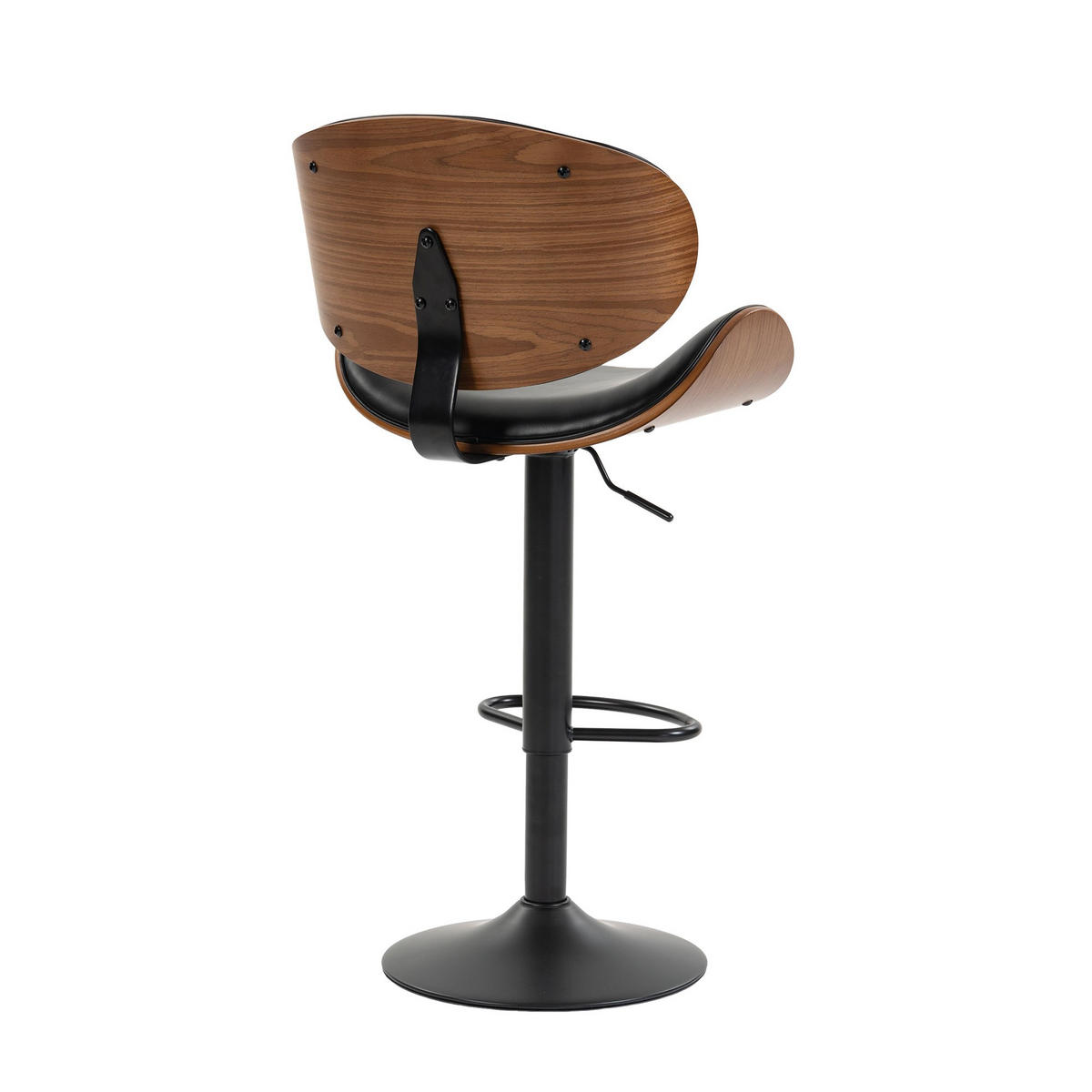 BARHOCKER 2er-Set,Drehstuhl,360° drehbar,Schwarz - Schwarz, Metall (50/93/51cm) - LVHOM
