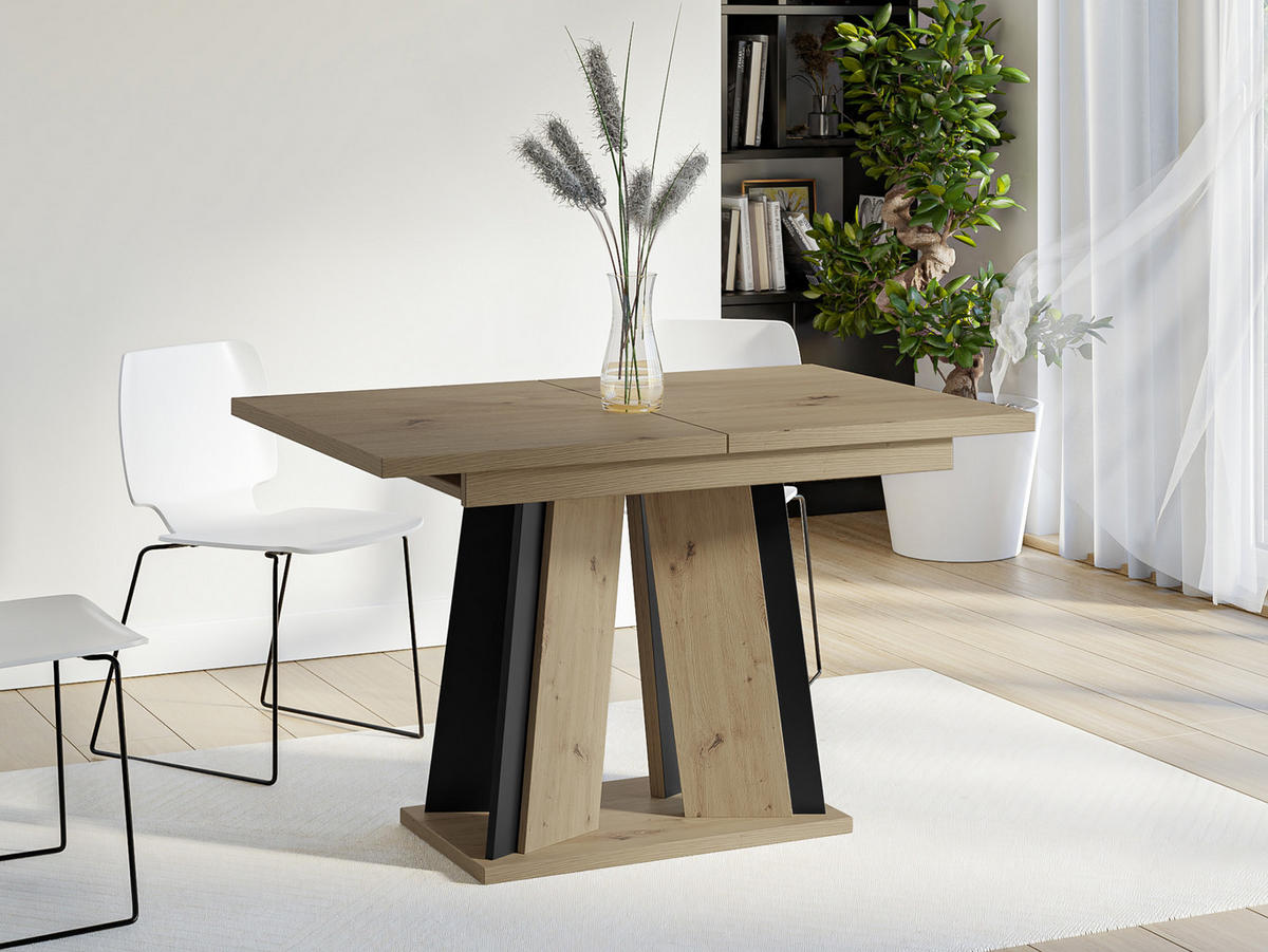 ESSTISCH ausziehbar Doha - Eiche Artisan, Holzwerkstoff (80/120/75cm) - MIRJAN24