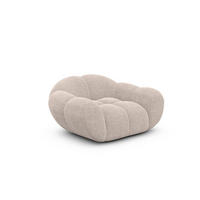 SESSEL Strukturstoff Beige - Beige, Textil (135/70/93cm) - VAROYAL