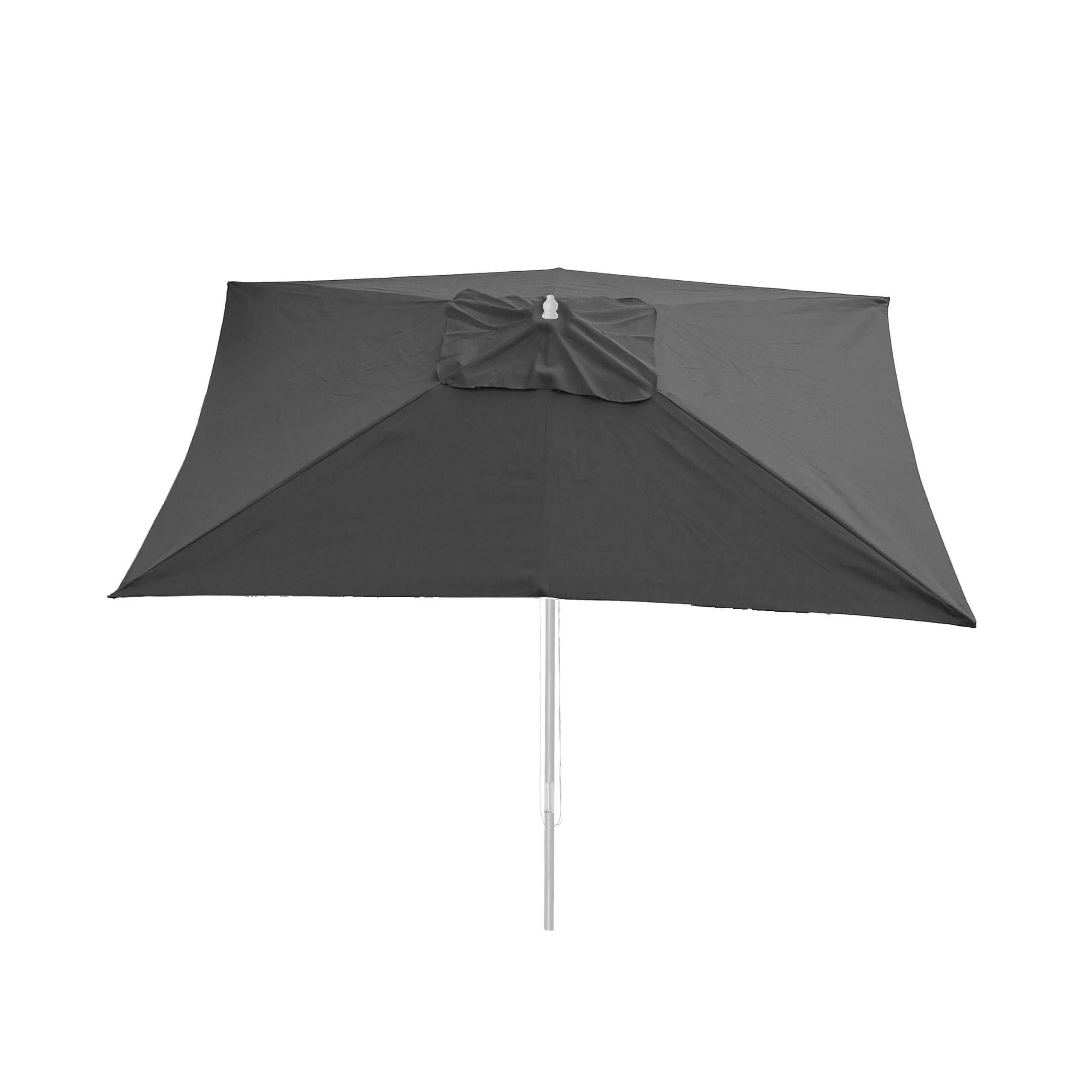 ERSATZ-BEZUG FÜR SCHIRM Anthrazit - Anthrazit, Textil (390/290cm) - MCW