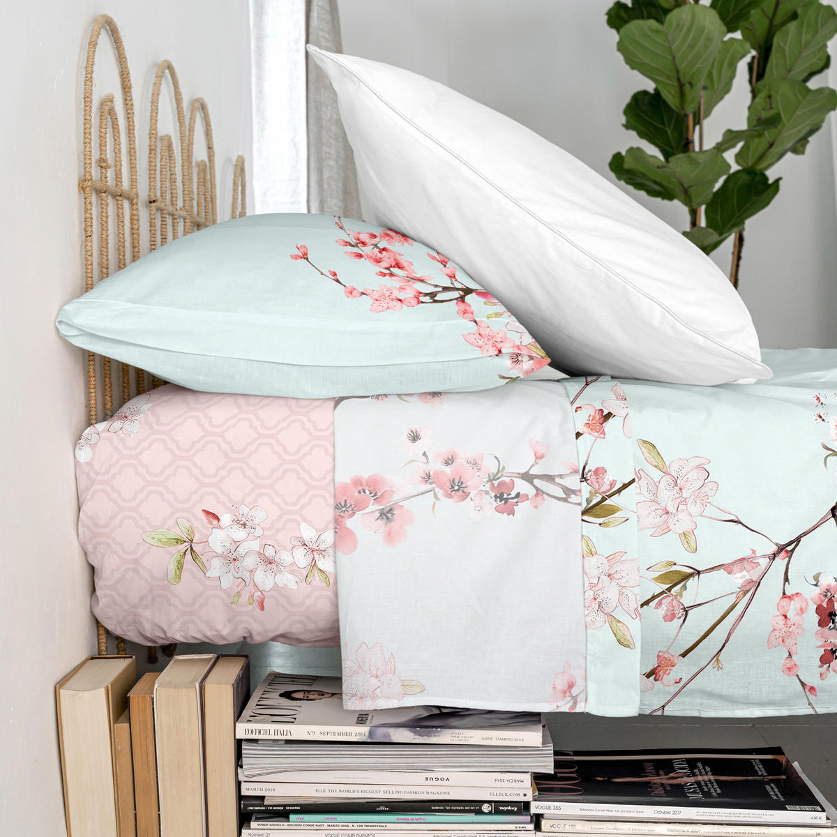 OBERBETTLAKEN chinoiserie 160x270 cm mehrfarbig - Multicolor, Textil (160/270cm) - Happy Friday