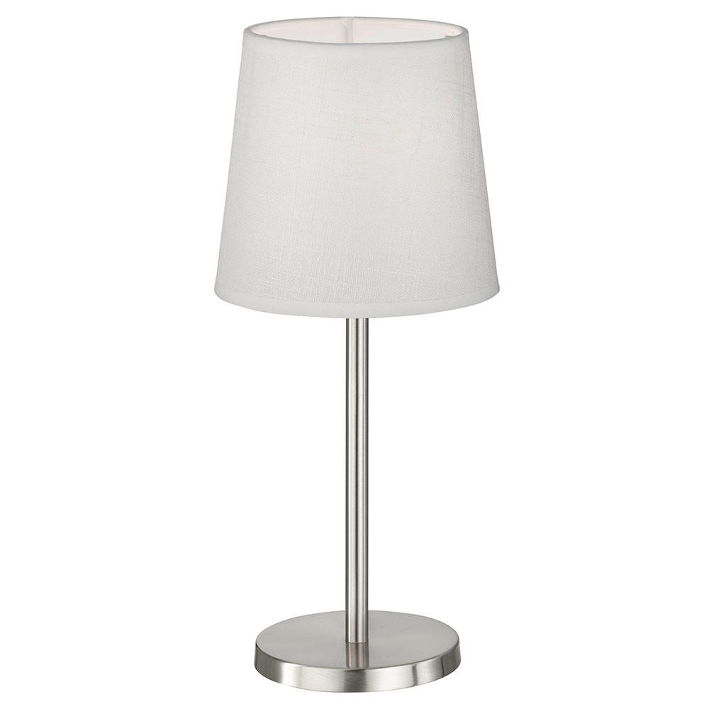TISCHLEUCHTE Metall weiß matt - Weiß, Metall (14/14/30cm)
