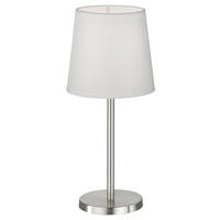 TISCHLEUCHTE Metall weiß matt - Weiß, Metall (14/14/30cm)