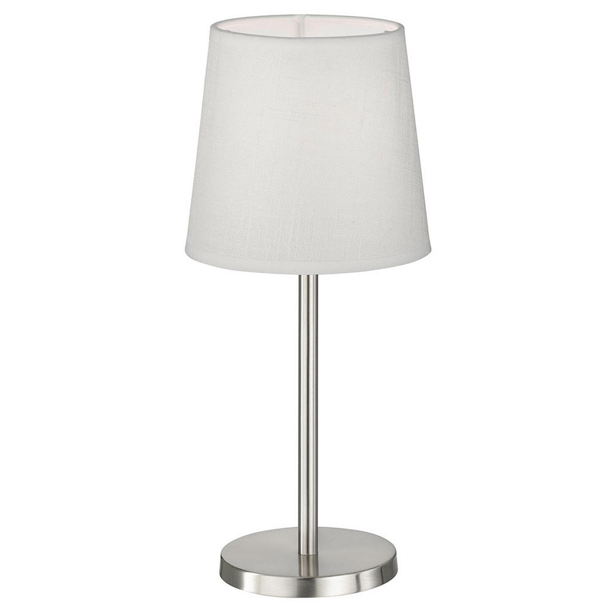 TISCHLEUCHTE Metall weiß matt - Weiß, Metall (14/14/30cm)