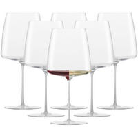 ROTWEINGLÄSER SAMTIG & ÜPPIG Simplify transparent 740 ml 6er Set - Transparent, Glas (0.74L) - Zwiesel Glas