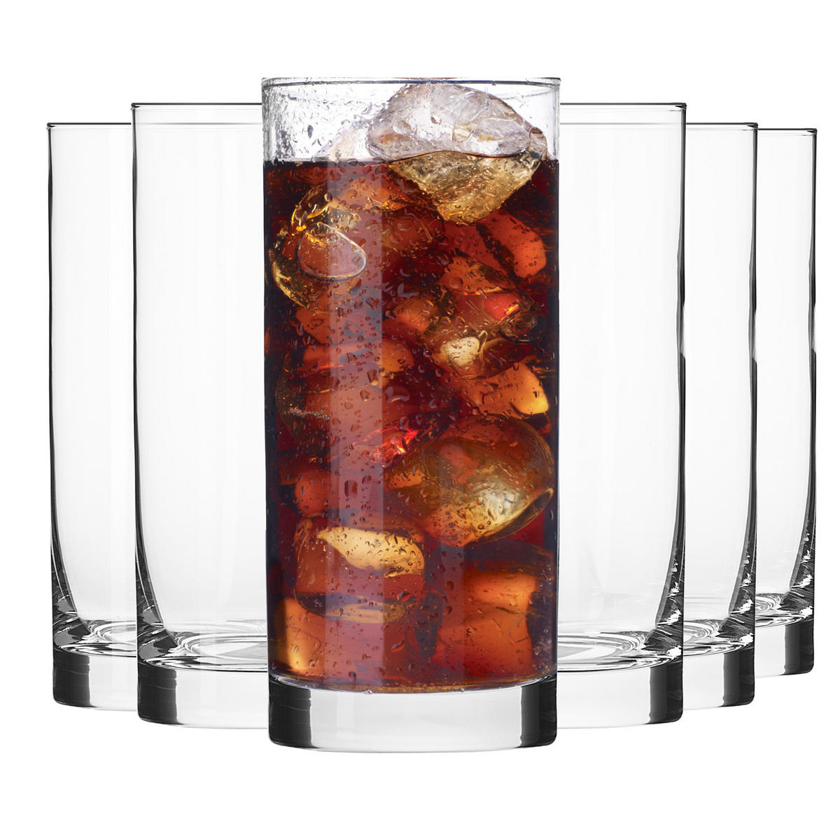 LONGDRINKGLÄSER, 6er-Set, 330 ml - Transparent, Glas (0.33L) - Krosno Glass