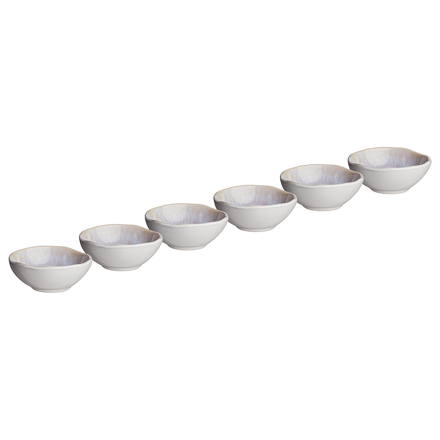 DIPSCHALE (6er Set) Artisan - Weiß, Kunststoff (1/9/3.5cm) - Butlers