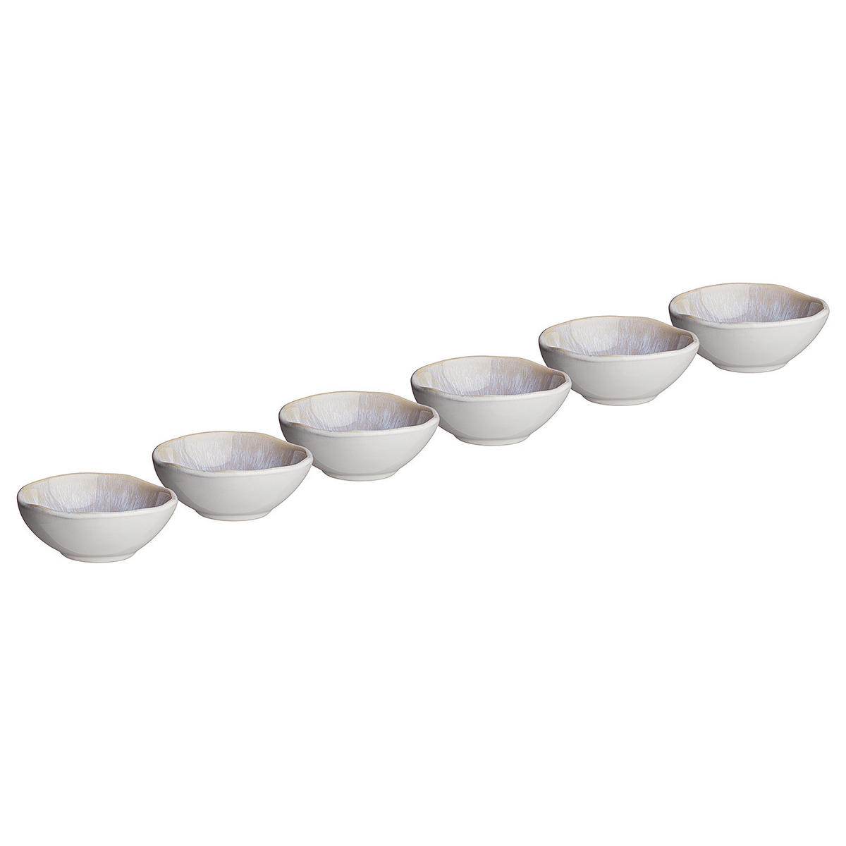 DIPSCHALE (6er Set) Artisan - Weiß, Kunststoff (1/9/3.5cm) - Butlers