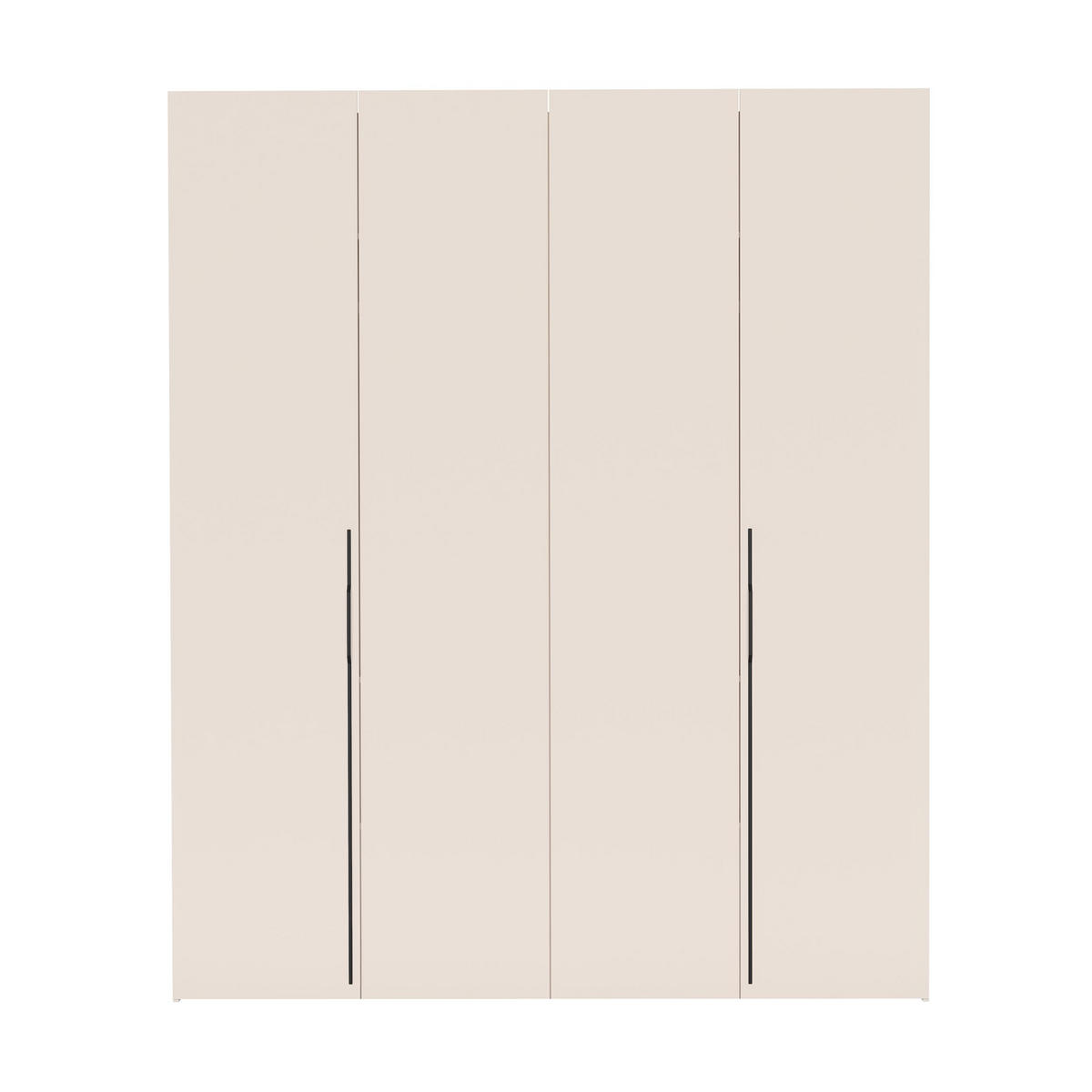 FALTTÜRENSCHRANK Omodeo 200 cm breit in Kaschmir – mit WingLine-Falttüren - Beige, Holzwerkstoff (200/240/58cm) - AX Living