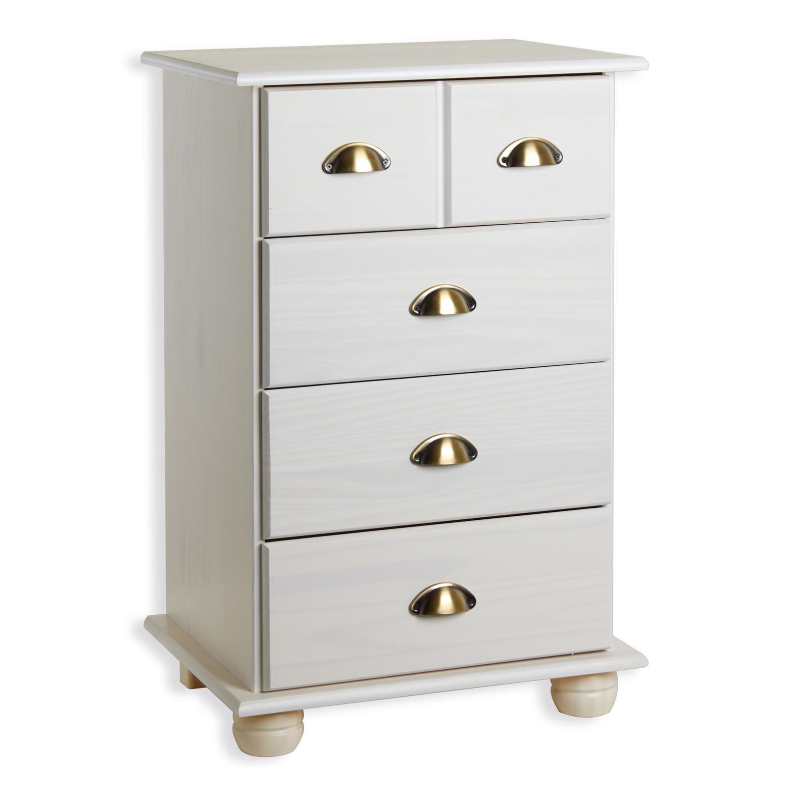 APOTHEKERKOMMODE COLMAR - Weiß, Holz (49/80/39cm) - IDIMEX