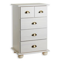 APOTHEKERKOMMODE COLMAR - Weiß, Holz (49/80/39cm) - IDIMEX