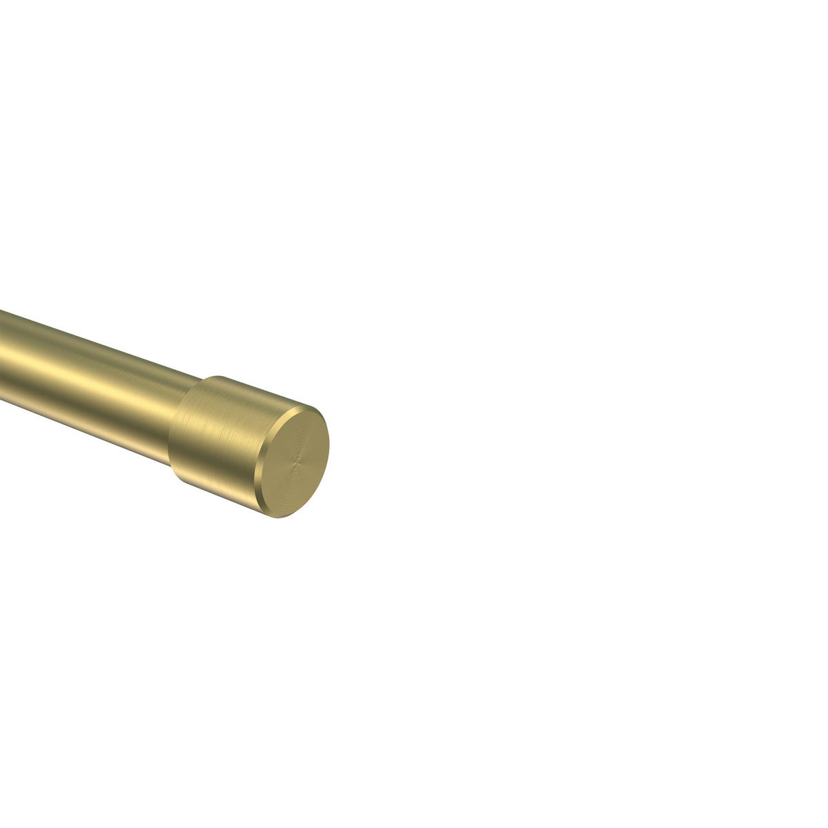 ENDSTÜCKE FÜR GARDINENSTANGEN 20 mm Ø, Santo Messing-Optik, Packung 2 Stück - Messingfarben, Metall (2.5/2.5/2.5cm) - INTERDECO