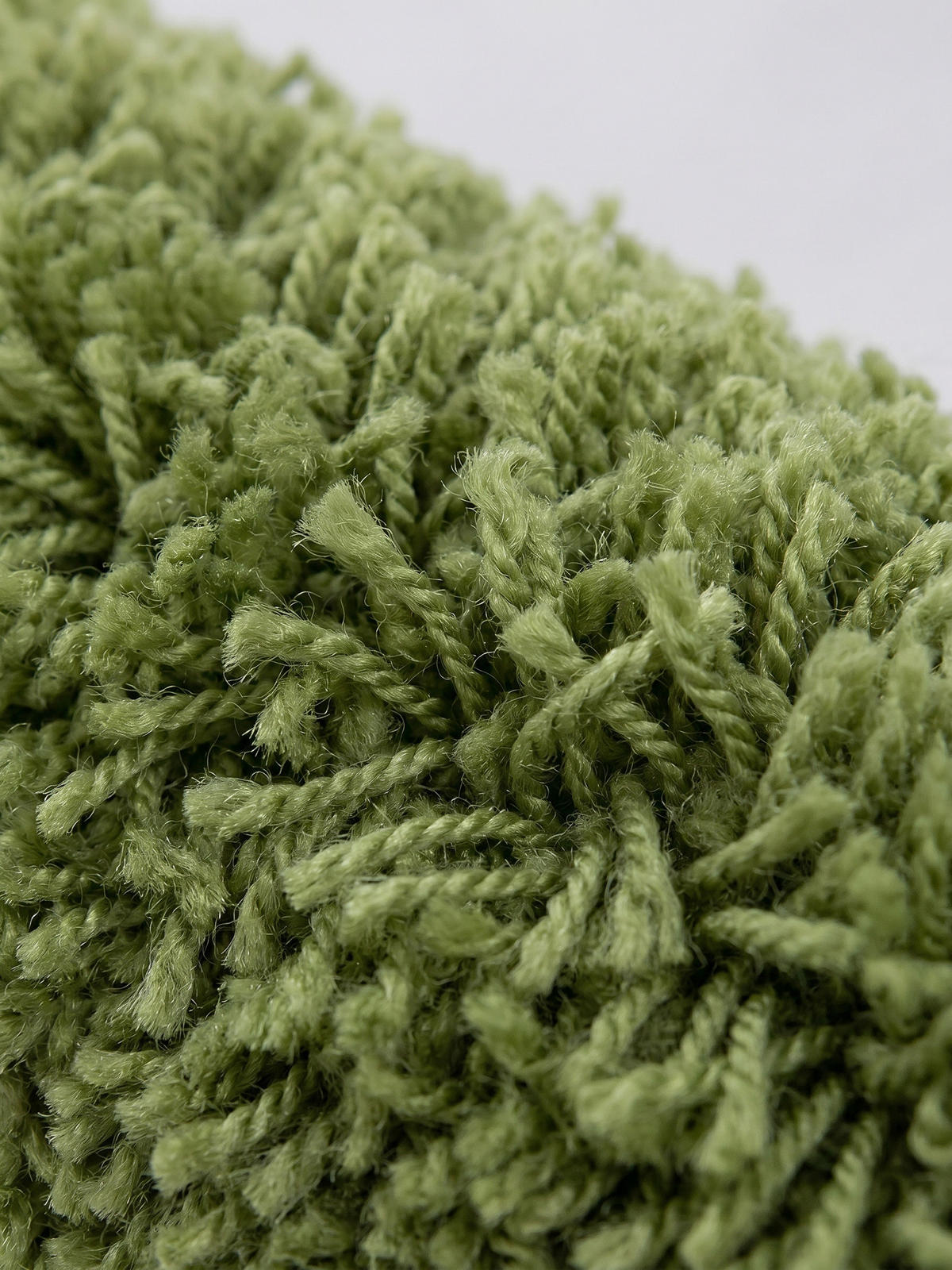 HOCHFLORTEPPICH RHEIN, einfarbig, aus Polypropylen, Grün, Ø 200 cm - Grün, Textil (200/200cm) - KADIMA DESIGN