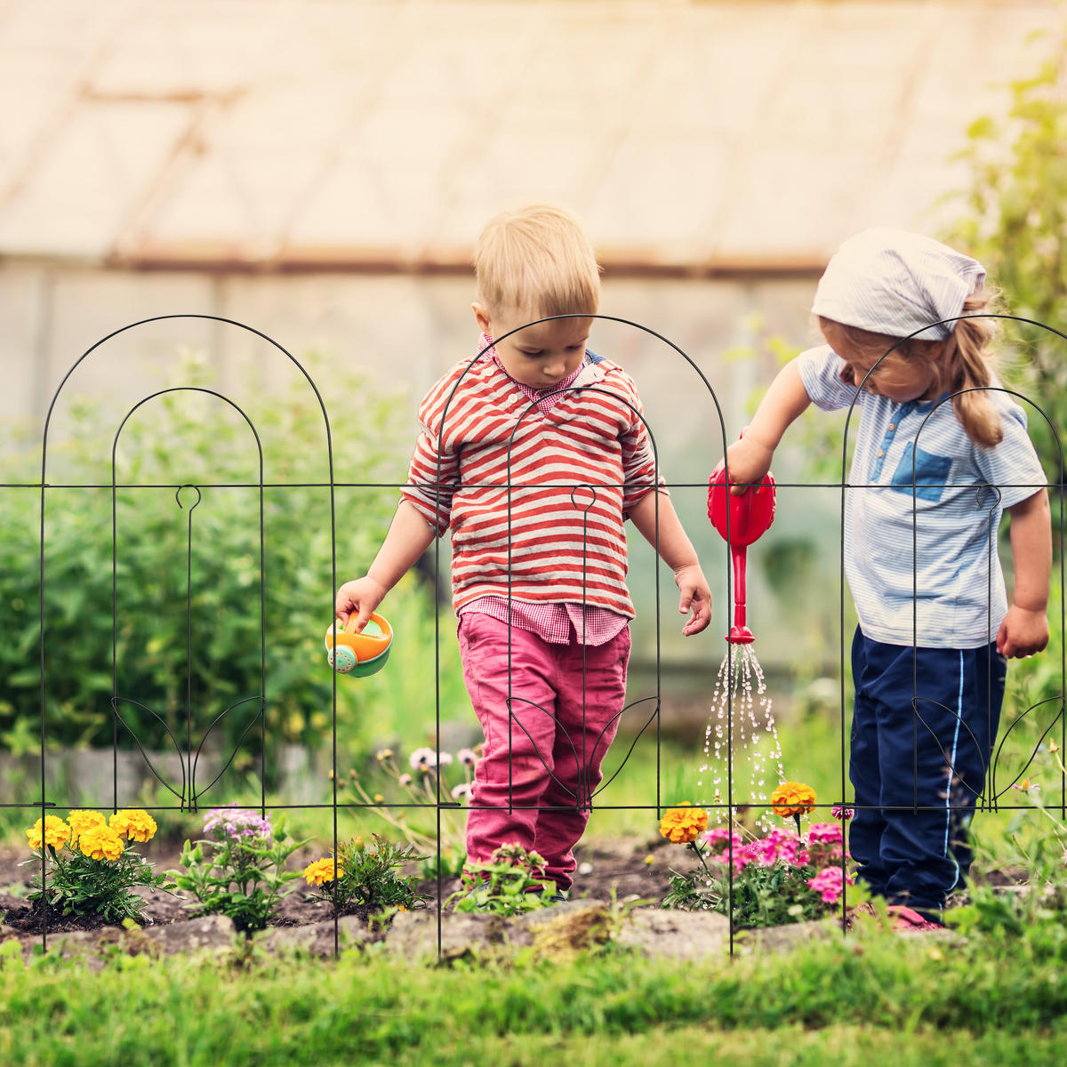 5XBEETZAUN - Schwarz, Metall (244.5/80/1cm) - Relaxdays