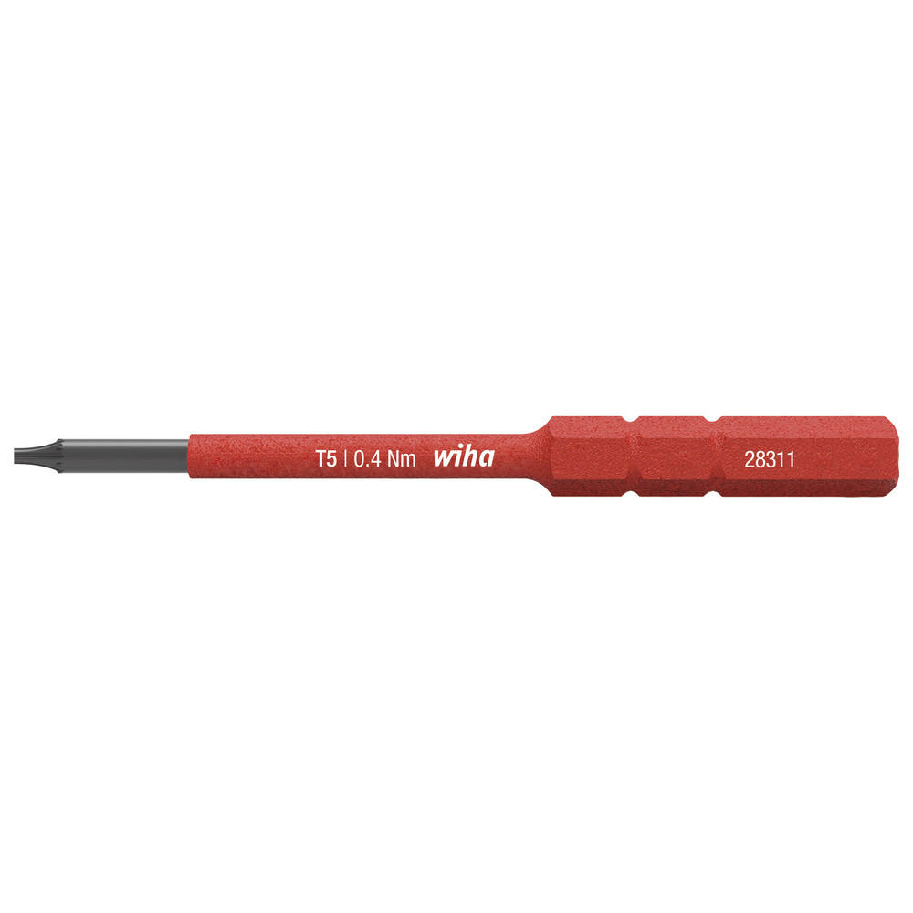 BIT slimBIT electric 2831, TORX, T6 x 75 mm - Multicolor, Kunststoff (75/5/5cm) - Wiha