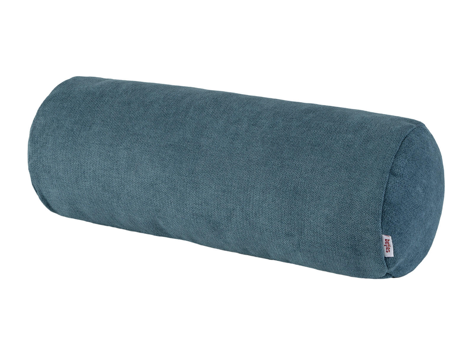 NACKENROLLENHÜLLE FarbTon Chenille-Haptik nordlicht-blau 40/15 cm - Blau, Textil (15/40cm) - beties Heimtextil