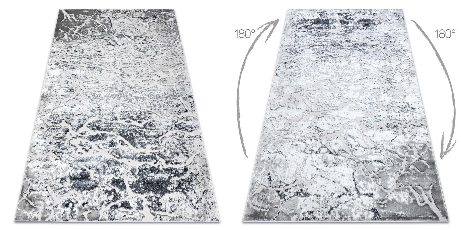 TEPPICH Mefe 120/170 cm - Grau, Textil (120/170cm) - rugsX