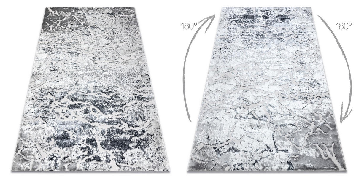 TEPPICH Mefe 120/170 cm - Grau, Textil (120/170cm) - rugsX