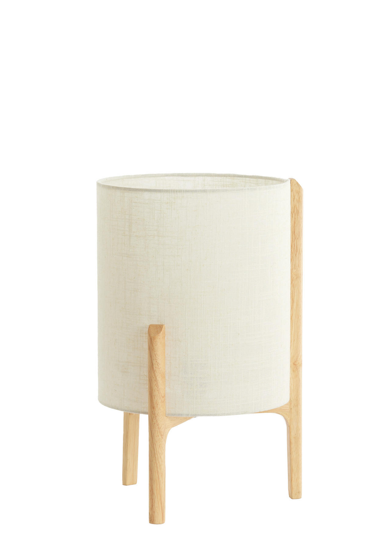 TISCHLAMPE Litto Braun Ø28/44 cm - Braun, Holz (28/28/44cm) - Light & Living
