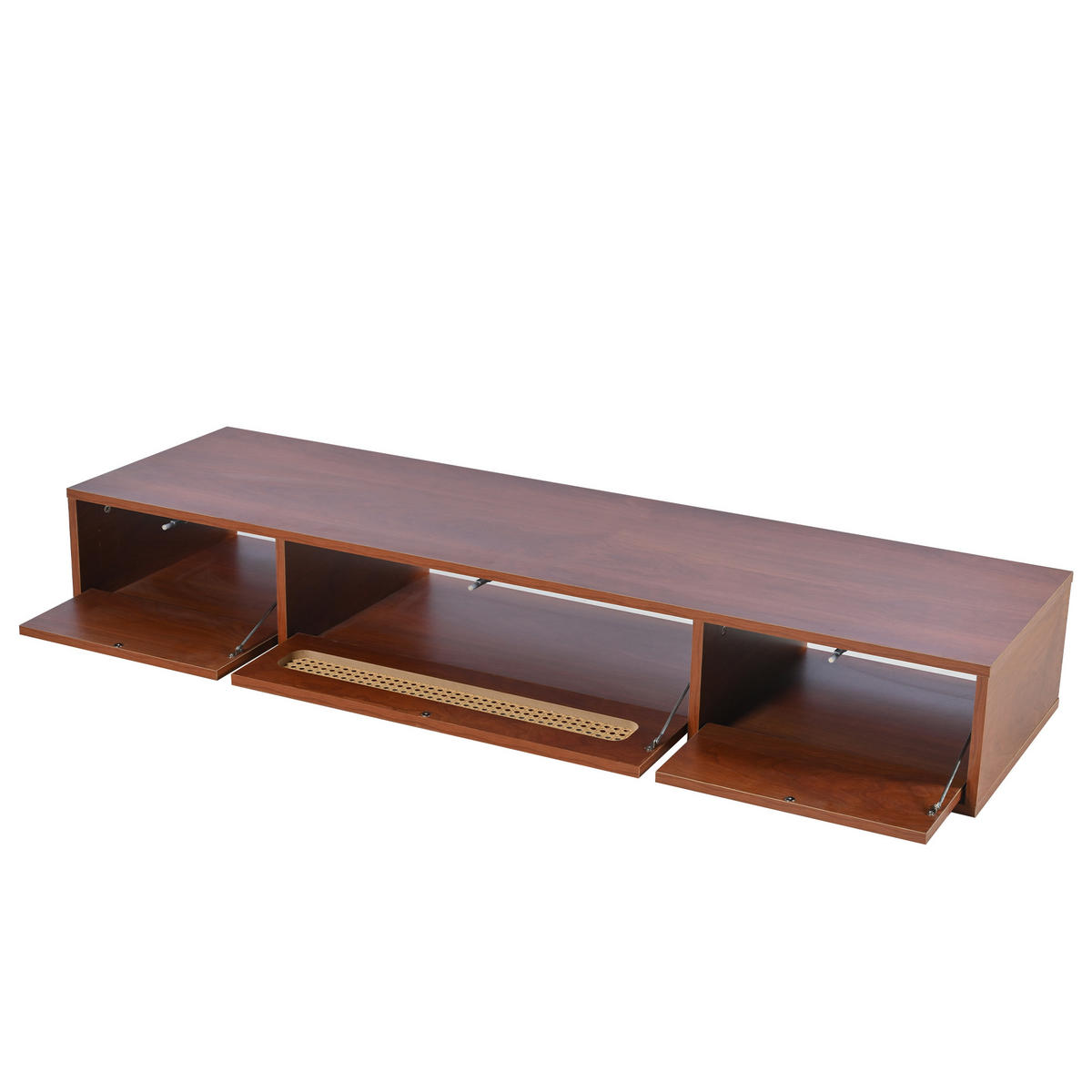 JEDÁLENSKÝ STÔL Okrúhly 80 cm orech & čierny – Kompakttisch s kovbeinen im Retro-dizajn - dub sonoma, kompozitné drevo (80/80/75cm) - Urban Meuble