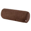 XL-NACKENROLLENHÜLLE FarbTon Chenille-Haptik kaffee-braun 70/25 cm - Braun, Textil (25/70cm) - beties Heimtextil