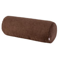 XL-NACKENROLLENHÜLLE FarbTon Chenille-Haptik kaffee-braun 70/25 cm - Braun, Textil (25/70cm) - beties Heimtextil
