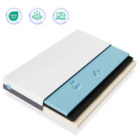 KALTSCHAUMMATRATZE H3/H4, 21cm, mit Memoryschaum - Weiß, Textil (90/200cm) - CHICASA