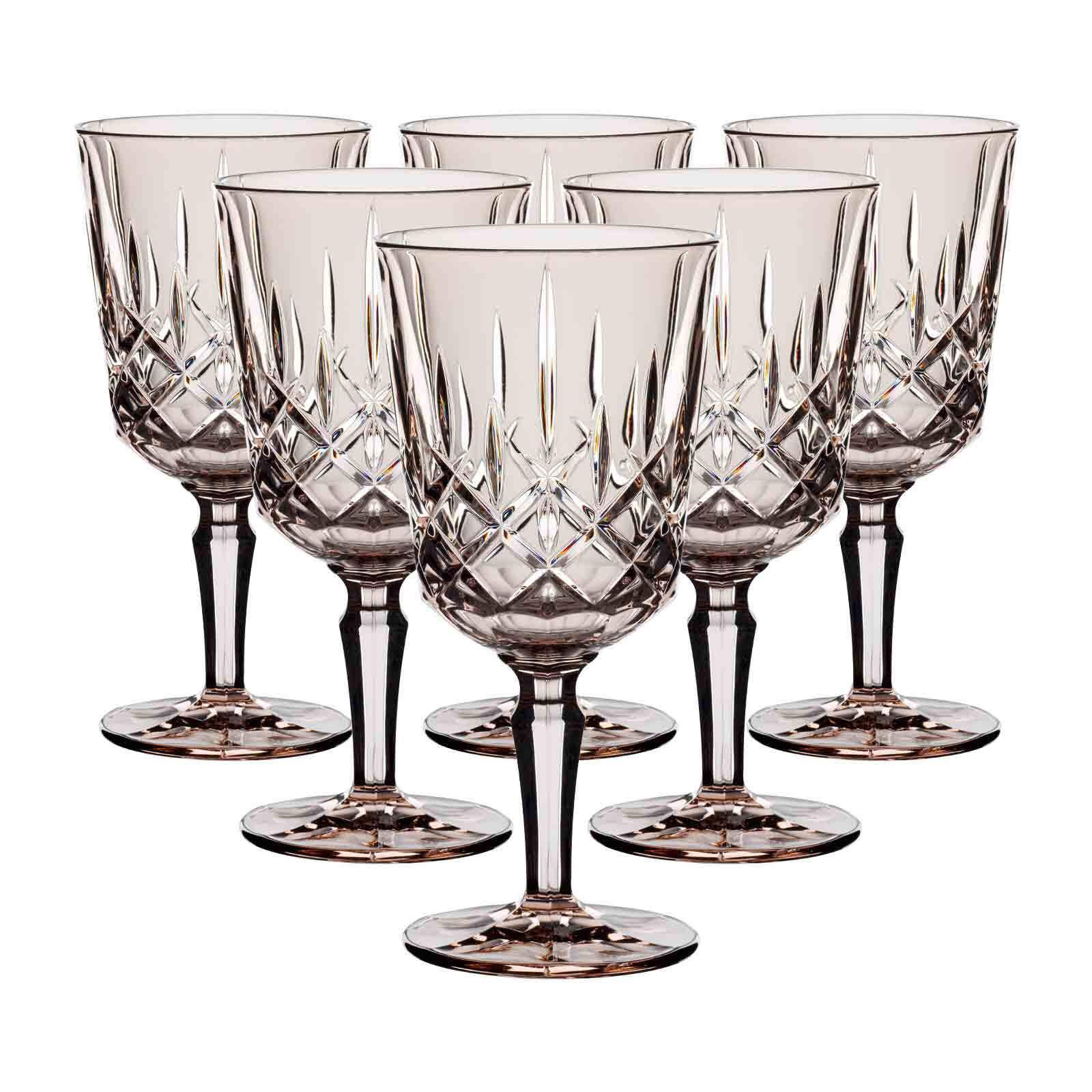 COCKTAIL- / WEINGLÄSER Noblesse Colors Taupe 355 ml 6er Set - Taupe, Glas (0.355L) - Nachtmann