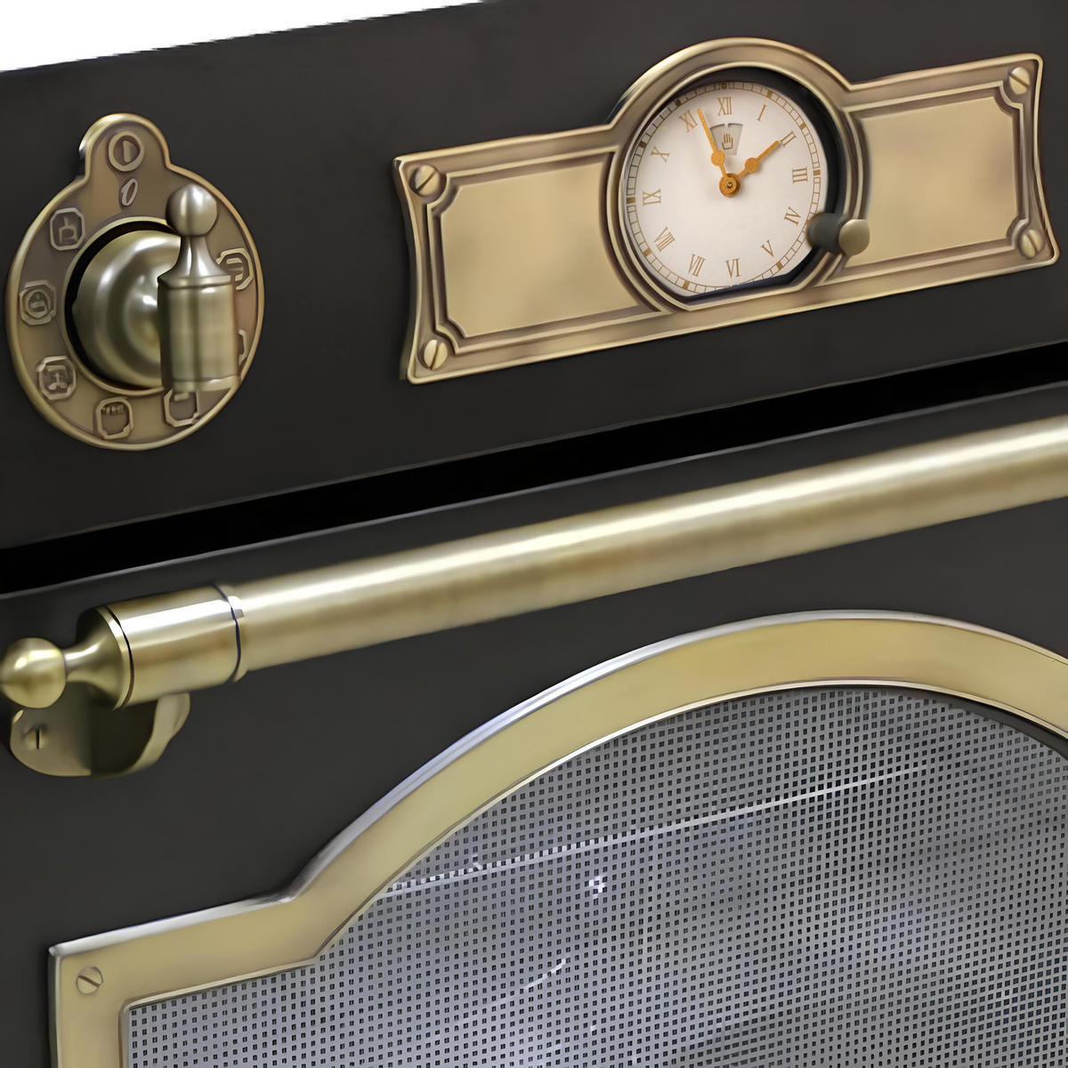 BACKOFEN-SET Elektro Backofen 60 cm EH 6355 Em Sil+KCT 9140 FI Induktionskochfeld 90 cm Schwarz - Schwarz, Metall (59.4/59.4/56.6cm) - Kaiser Küchengeräte