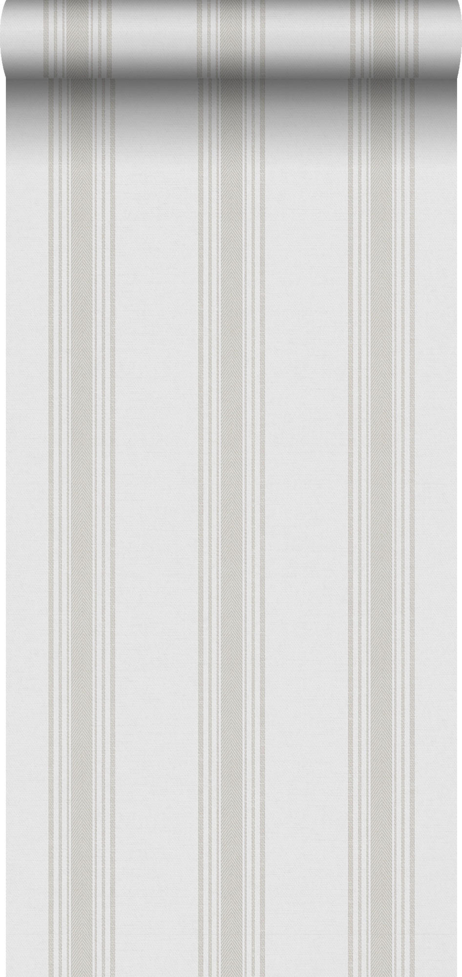 TAPETE Streifen 53 cm x 10 m - Grau, Papier (53/1000cm) - Sanders & Sanders