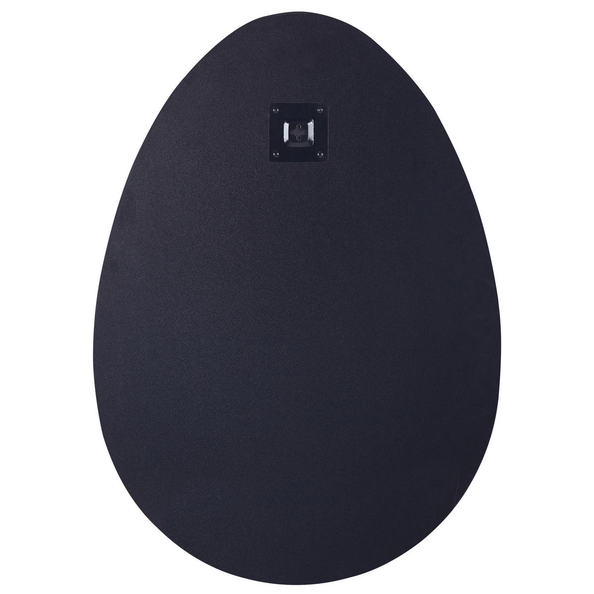 WANDSPIEGEL silber oval 50/70 cm Montresor - Silberfarben, Glas (50/70/1cm) - Beliani