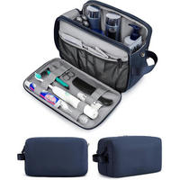 KULTURTASCHE Large Blau - Blau, Kunststoff (7/6.5/15.1cm)