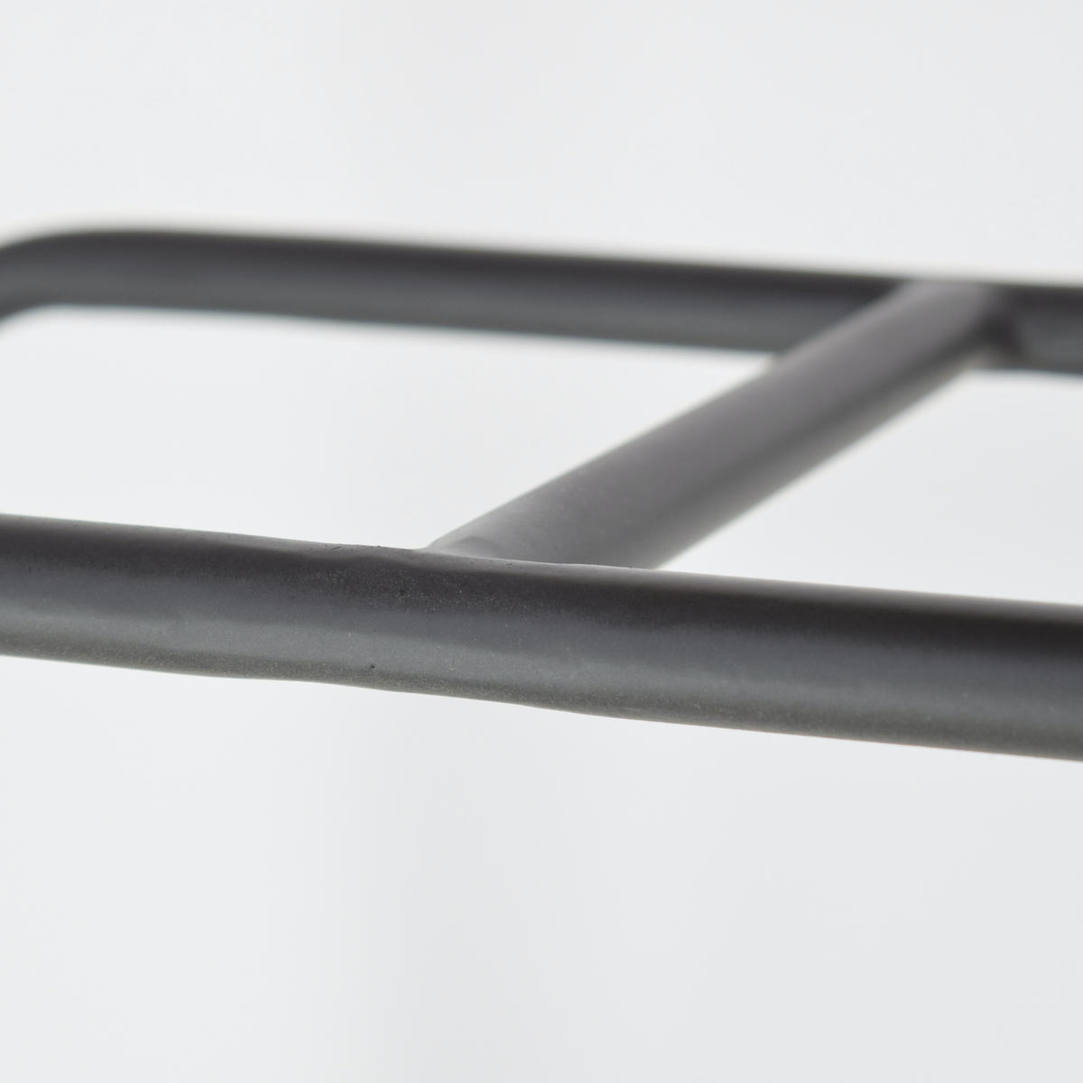 BRENNHOLZSTÄNDER Fira Schwarz - Schwarz, Metall (40/100/25cm) - LOFT42