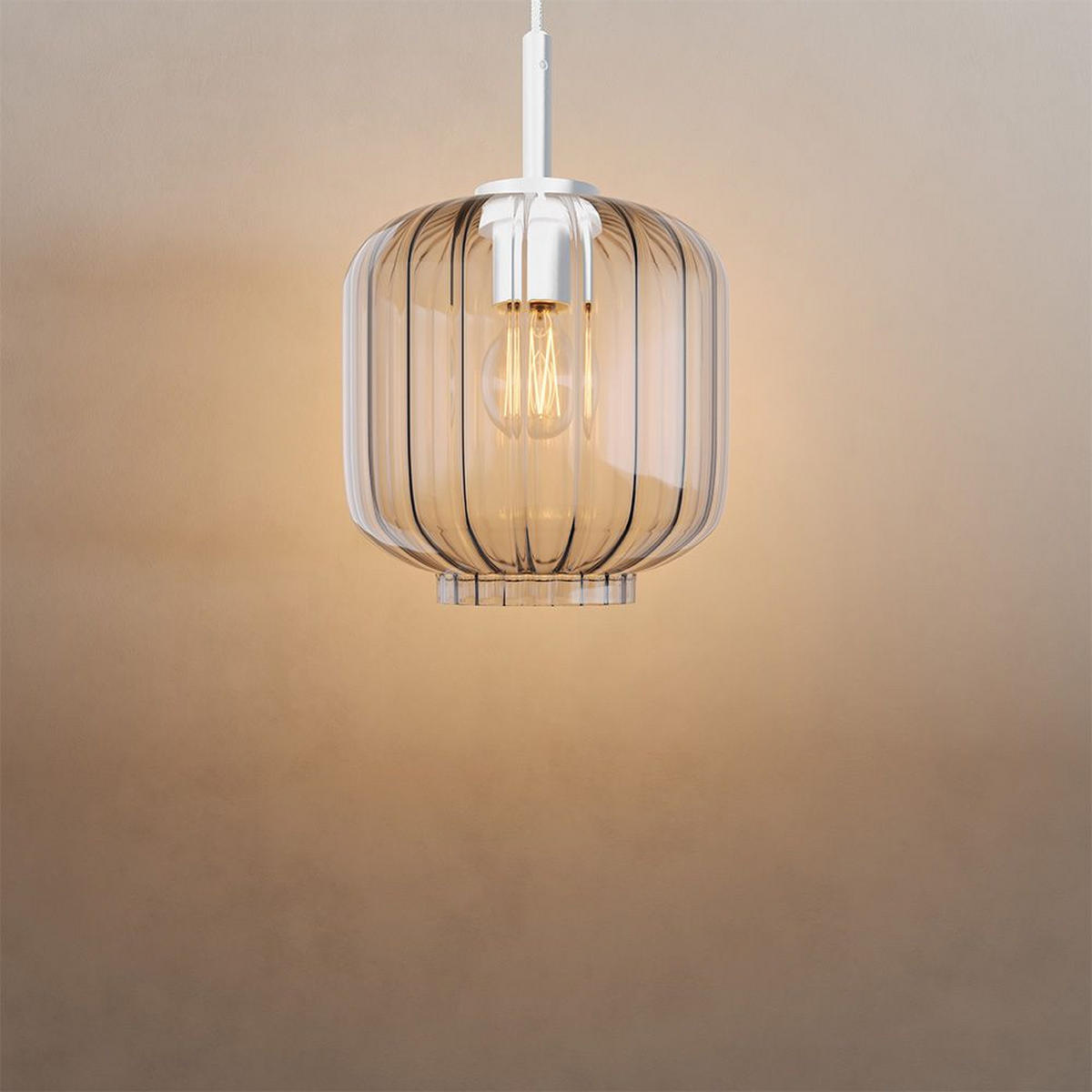 GALERIELEUCHTE Velo Braun Ø 20cm - Braun, Glas (20/20/20cm) - s.luce