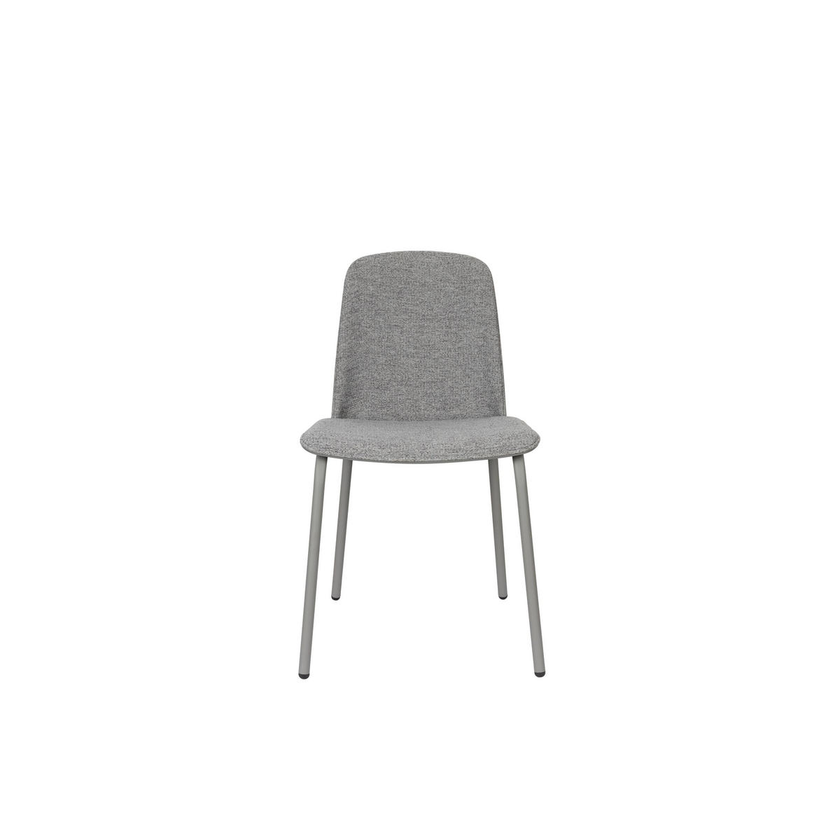 ESSZIMMERSTUHL Clip Grau - 2 er Set - Grau, Textil (51/81.5/48cm) - Zuiver