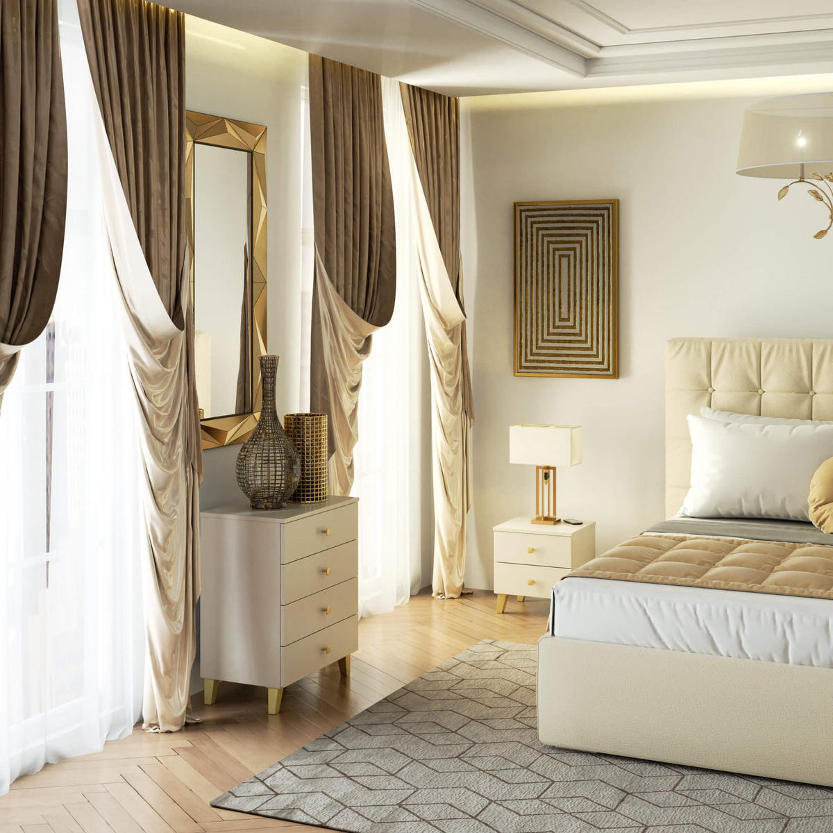 KOMMODE Kaschmir 73/60/37 - Kaschmir, Holzwerkstoff (60/73/37cm) - RAUMHIRSCH FURNITURE