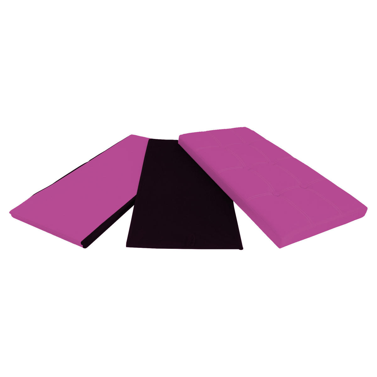 FUSSHOCKER Lila 38/76/38 cm - Lila, Textil (38/38/76cm) - Mobili Rebecca