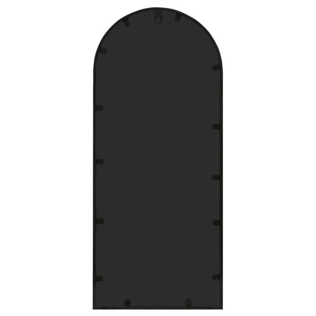 SPIEGEL Schwarz 100x45 cm Eisen für den Innenbereich - Schwarz, Metall (100/45/1cm) - furnicato