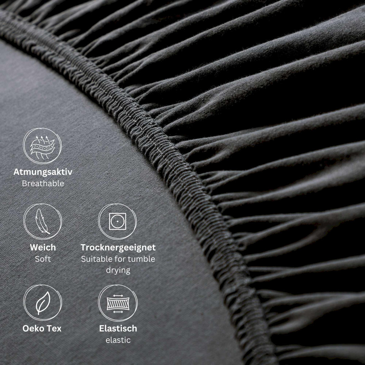 NAPÍNACIE prestieradlo FLAT - biela, textil (90/200cm) - Schöner Wohnen