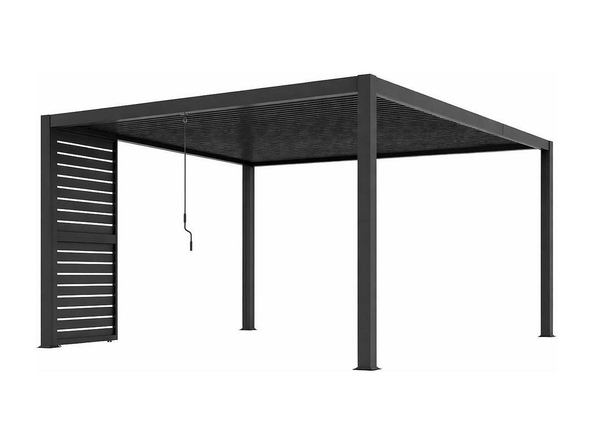ZUBEHÖR für Terrassenüberdachung, Pergola und Pavillon - 93cm x 4.5cm - Aluminium - anthrazitgrau - COSMA - Anthrazit, Metall (93/234/4.5cm) - Vente-Unique